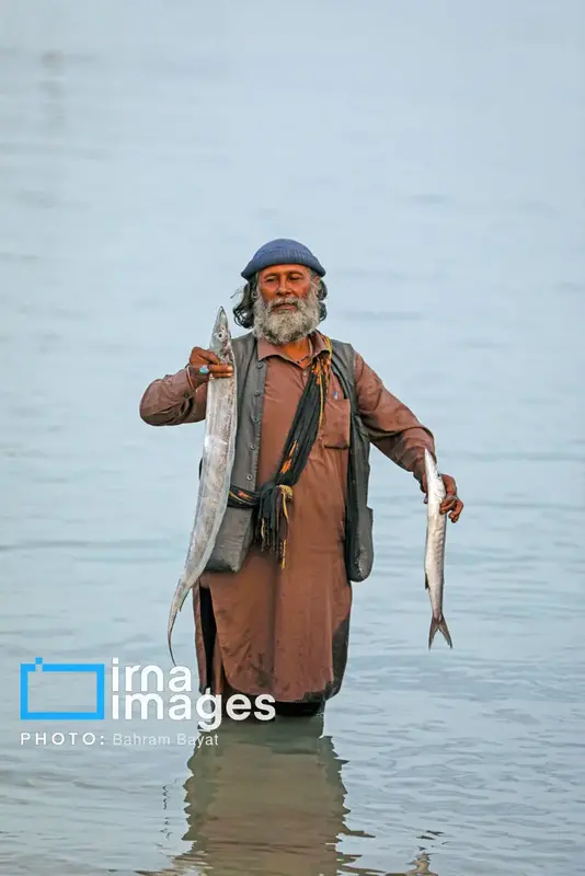 نقاشی طبیعت و فرهنگ بر بوم چابهار