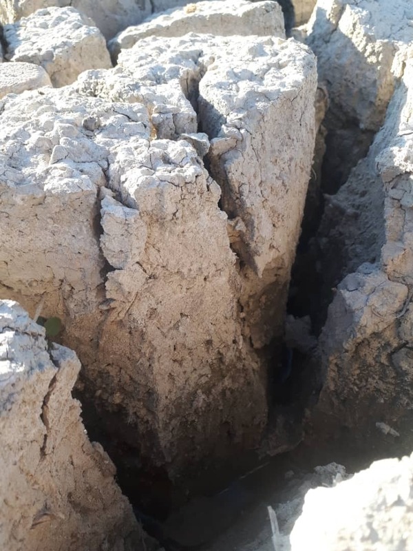 خشک شدن کامل دریاچه پری در زنجان