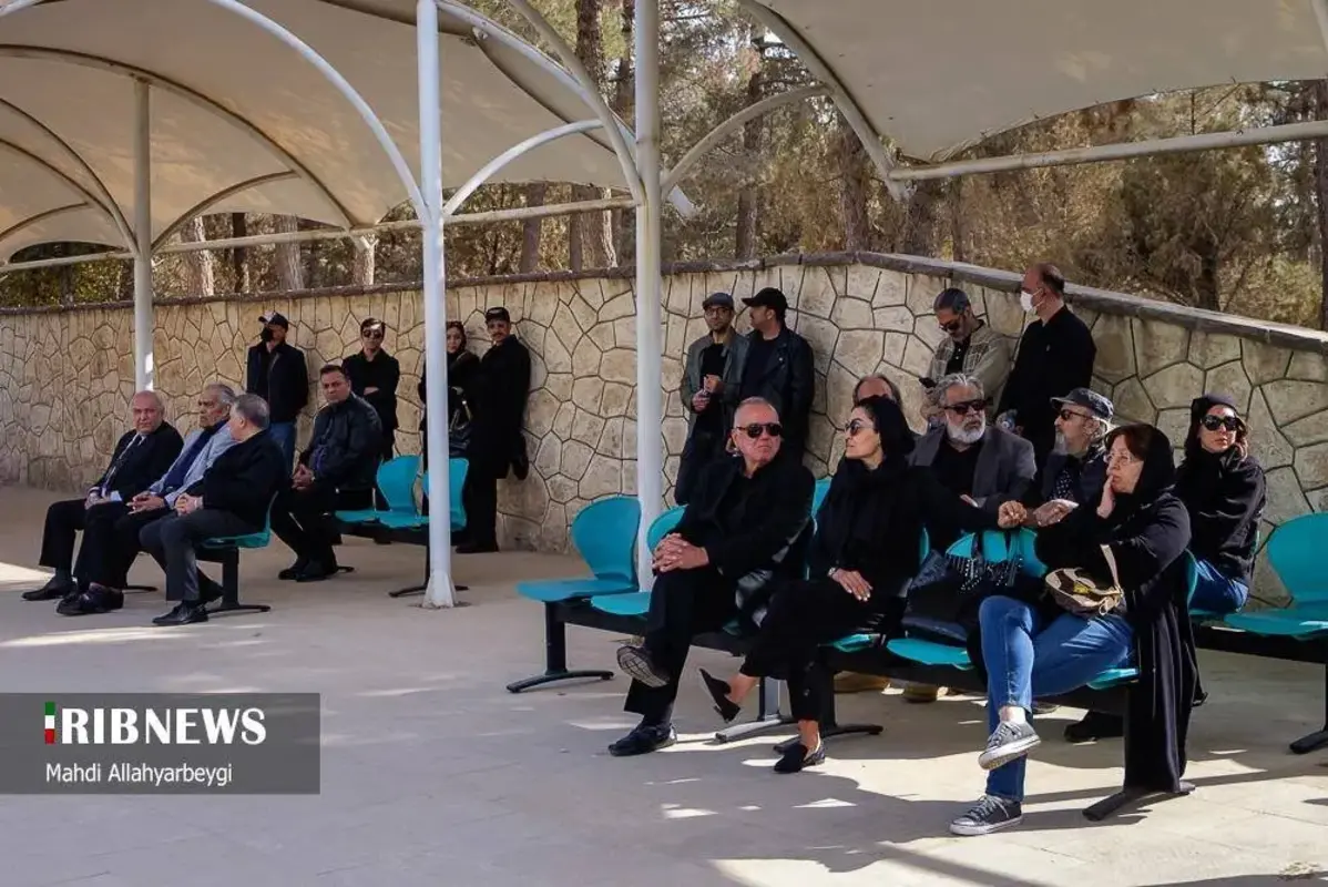 حاشیه مراسم تشییع پیکر همایون ارشادی