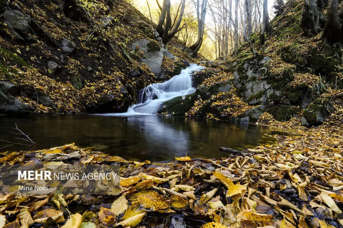 پاییز هزاررنگ در روستای نمنق