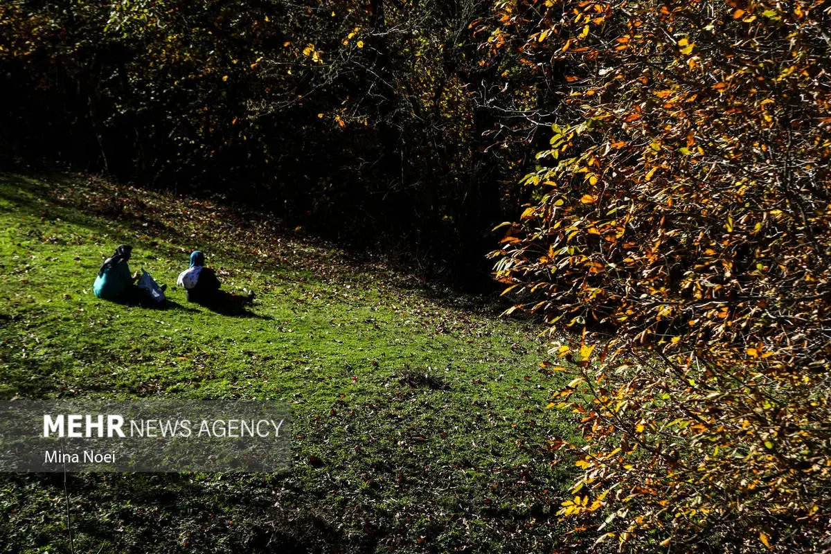 پاییز هزاررنگ در روستای نمنق