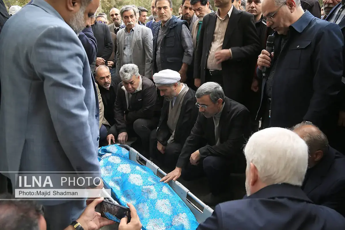 برگزاری مراسم تشییع خواهر احمدی‌نژاد