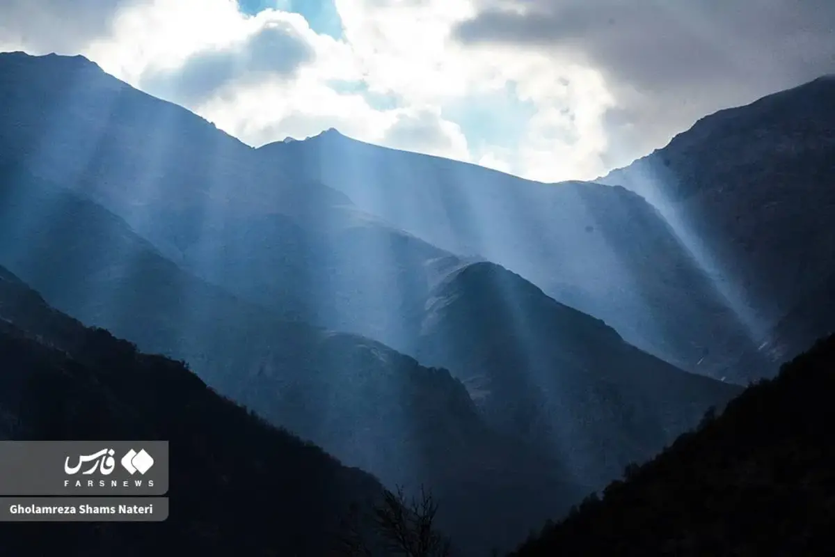 جنگل‌های الیت چالوس در چنگال آتش