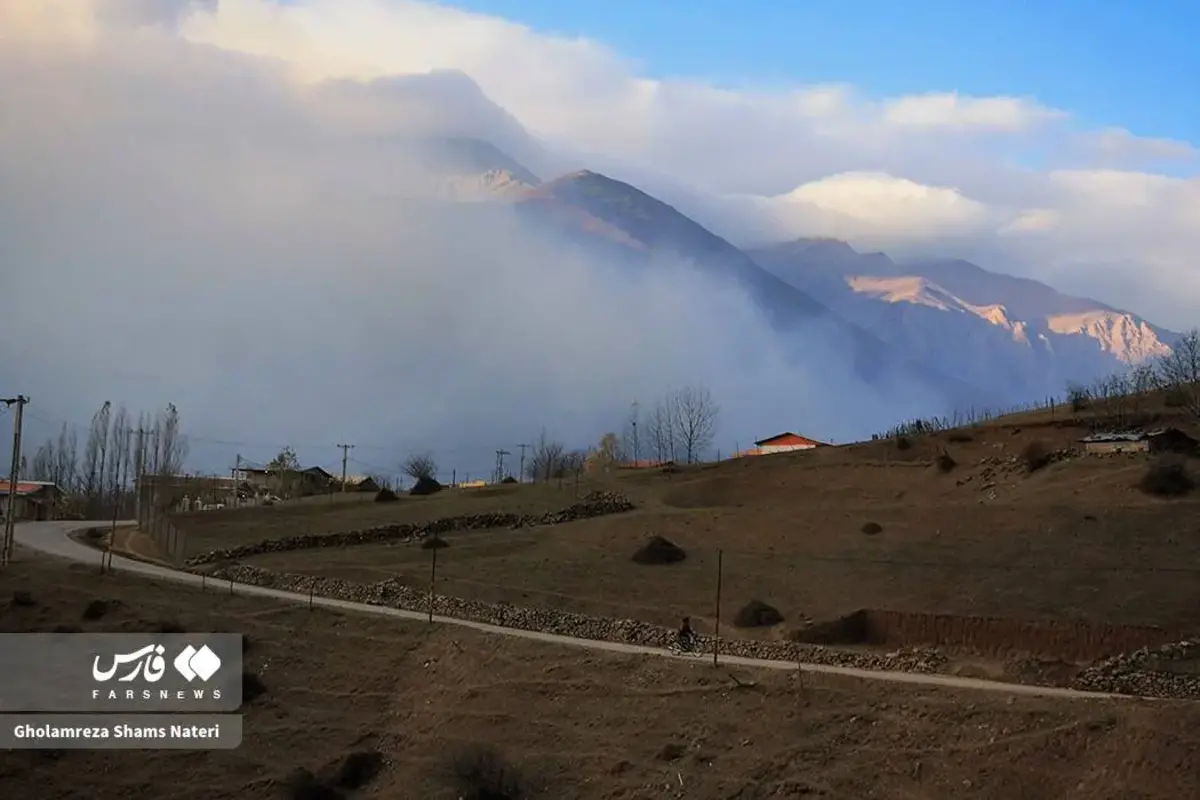 جنگل‌های الیت چالوس در چنگال آتش