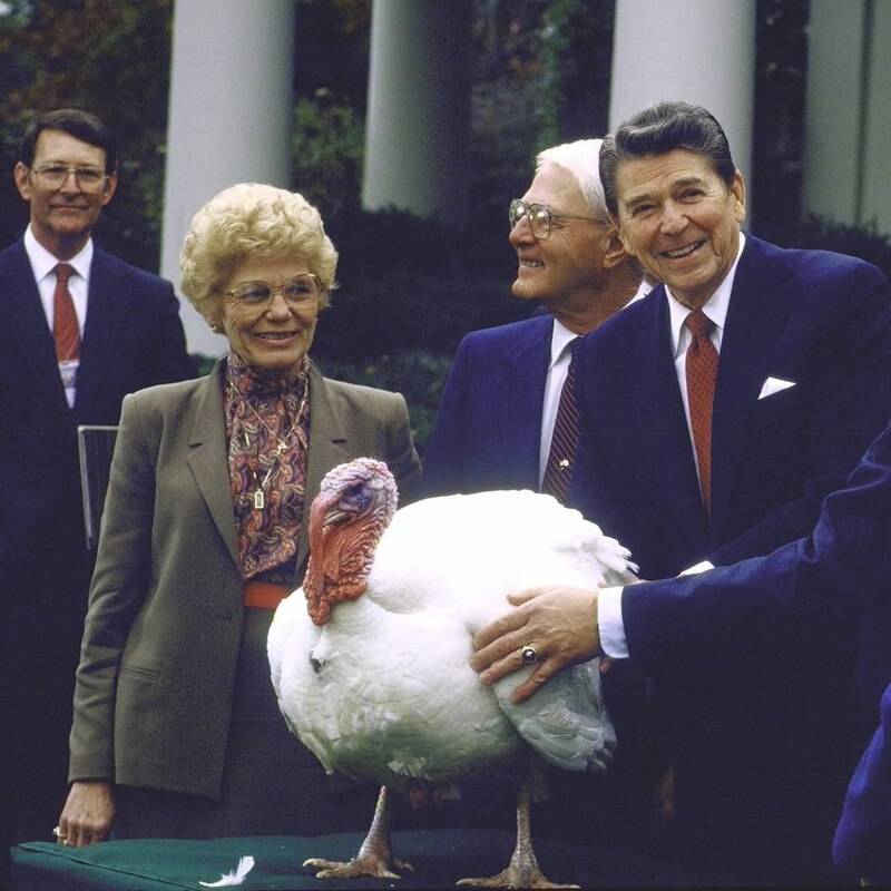 جشن‌های روز شکرگزاری و مراسم عفو بوقلمون توسط رؤسای جمهور سابق آمریکا