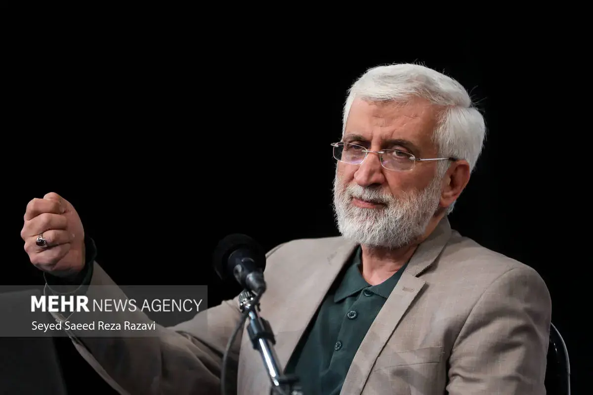 سخنرانی سعید جلیلی در سکوت برگزار شد