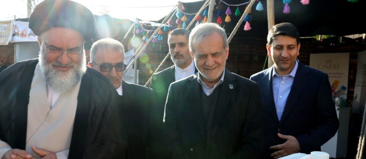 اولین تصاویر از ورود مسعود پزشکیان به یاسوج