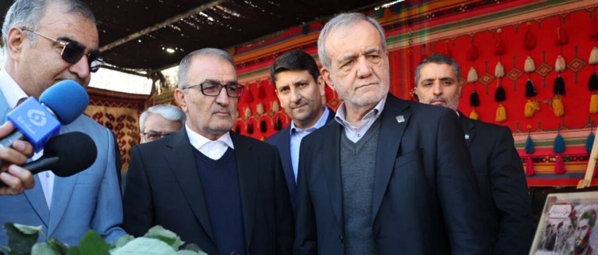 اولین تصاویر از ورود مسعود پزشکیان به یاسوج