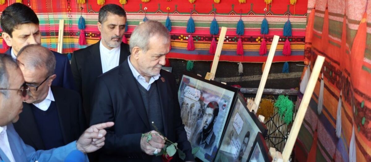 اولین تصاویر از ورود مسعود پزشکیان به یاسوج