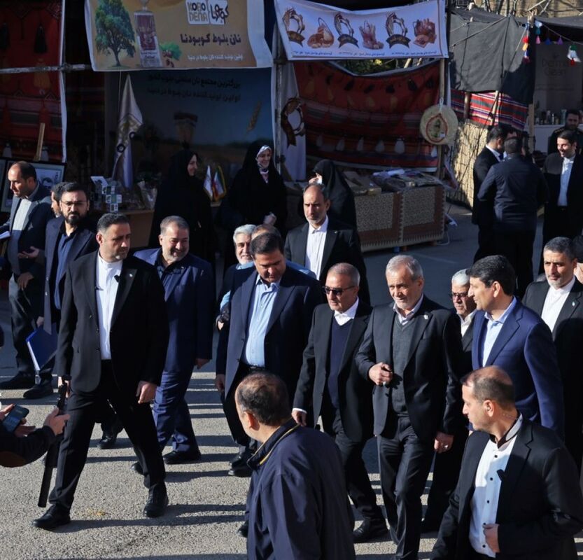 اولین تصاویر از ورود مسعود پزشکیان به یاسوج