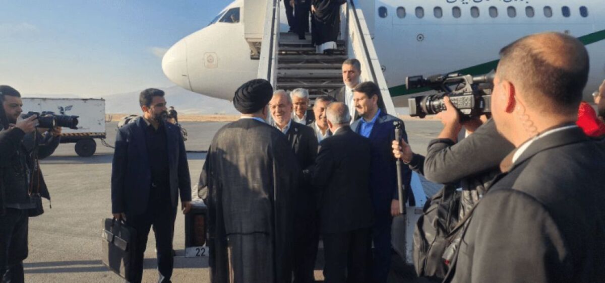اولین تصاویر از ورود مسعود پزشکیان به یاسوج