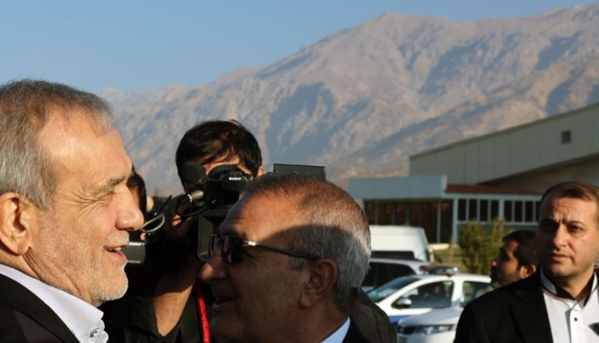 اولین تصاویر از ورود مسعود پزشکیان به یاسوج