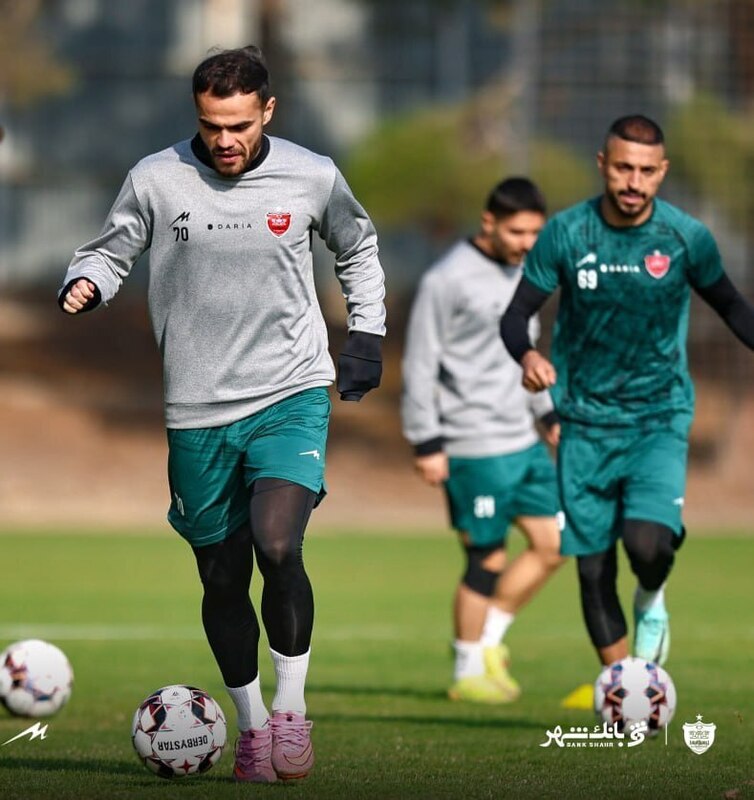 آخرین تمرین پرسپولیس قبل از دربی ۱۰۶