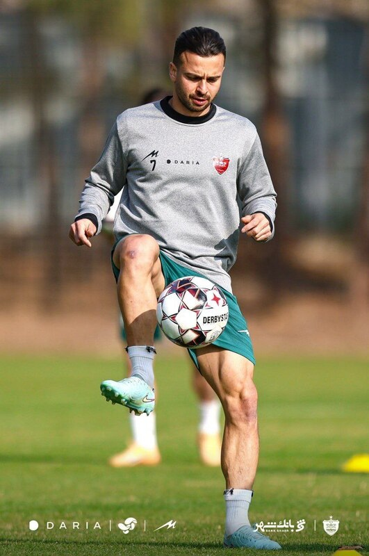 آخرین تمرین پرسپولیس قبل از دربی ۱۰۶