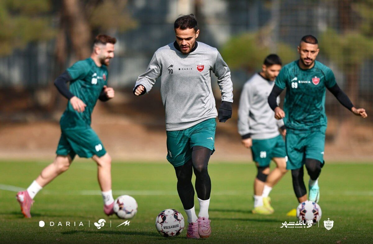 آخرین تمرین پرسپولیس قبل از دربی ۱۰۶