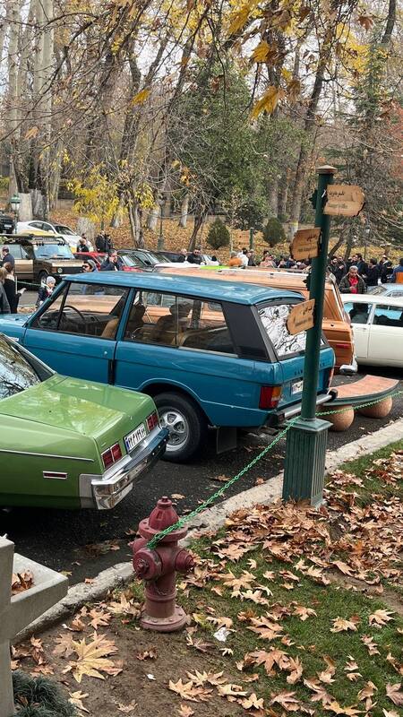 گردهمایی خودروهای کلاسیک در کاخ نیاوران