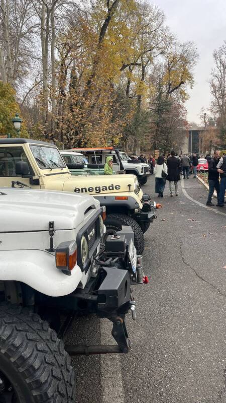 گردهمایی خودروهای کلاسیک در کاخ نیاوران