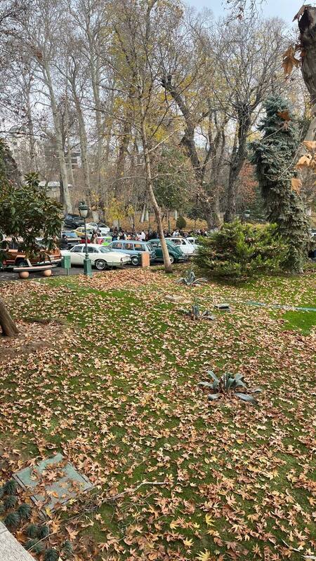 گردهمایی خودروهای کلاسیک در کاخ نیاوران
