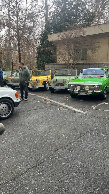 گردهمایی خودروهای کلاسیک در کاخ نیاوران