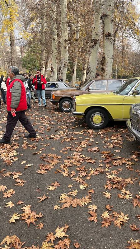 گردهمایی خودروهای کلاسیک در کاخ نیاوران