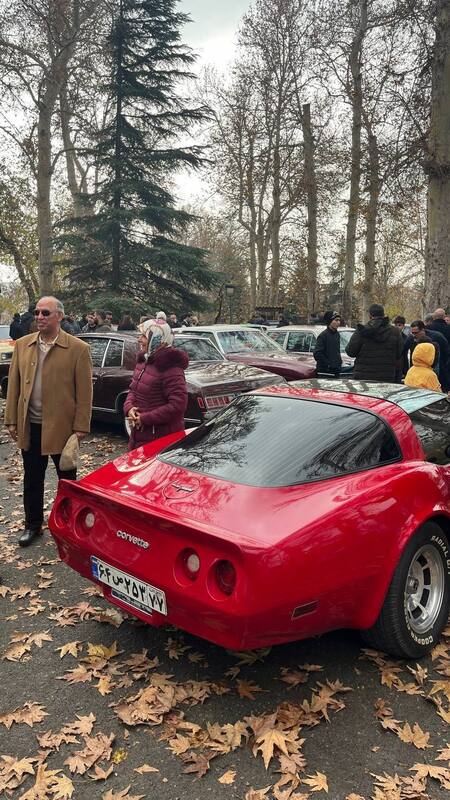 گردهمایی خودروهای کلاسیک در کاخ نیاوران