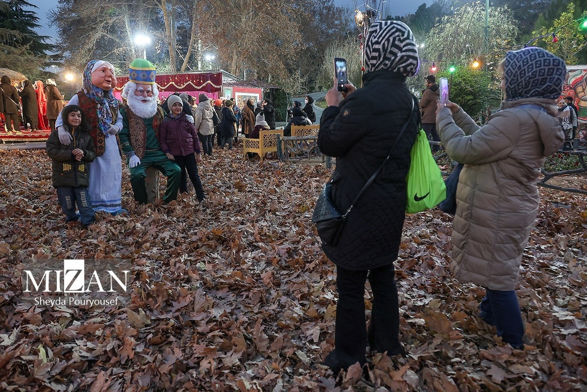 پارک ملت میزبان جشنواره نور در یلدای ایرانی