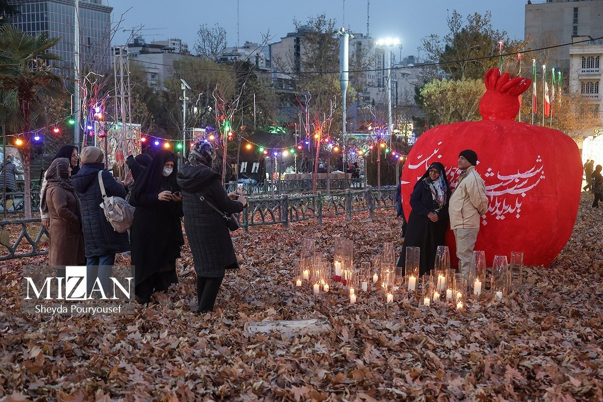 پارک ملت میزبان جشنواره نور در یلدای ایرانی