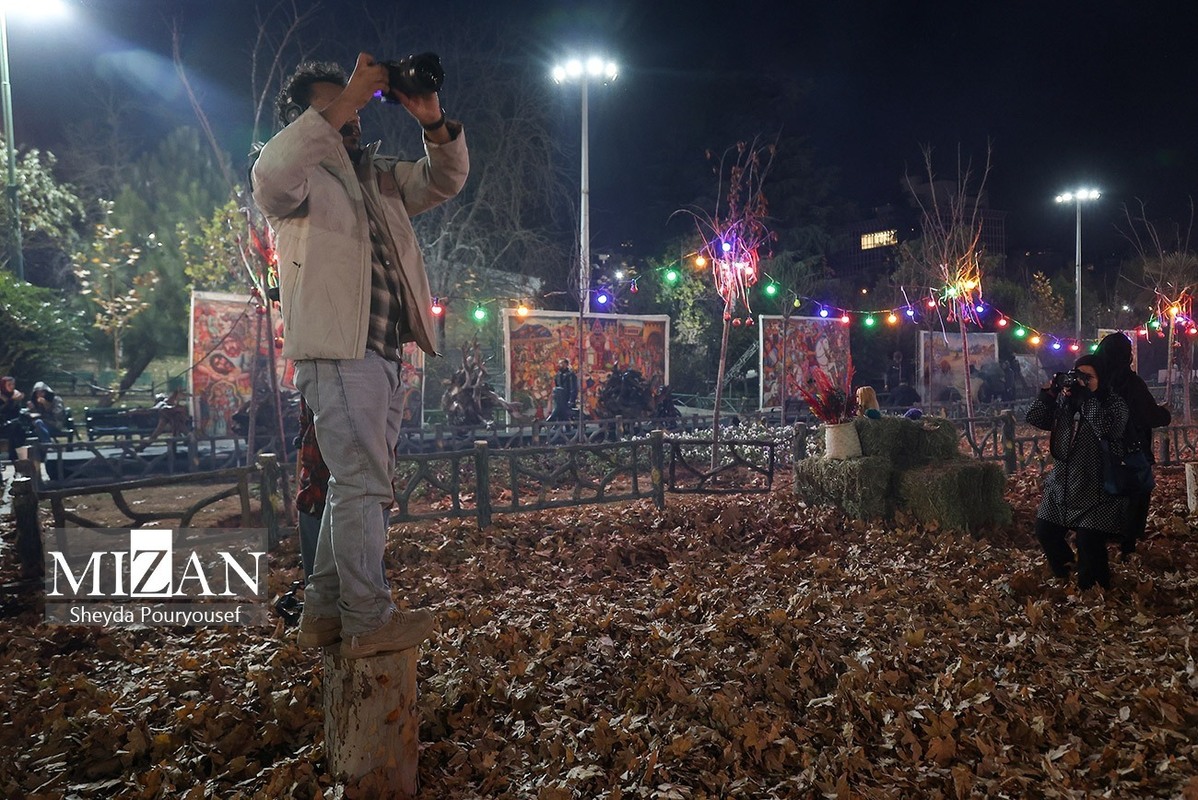 پارک ملت میزبان جشنواره نور در یلدای ایرانی