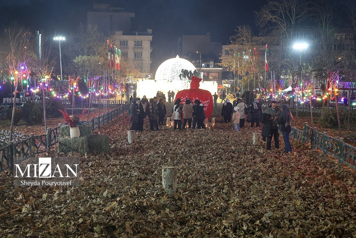 پارک ملت میزبان جشنواره نور در یلدای ایرانی