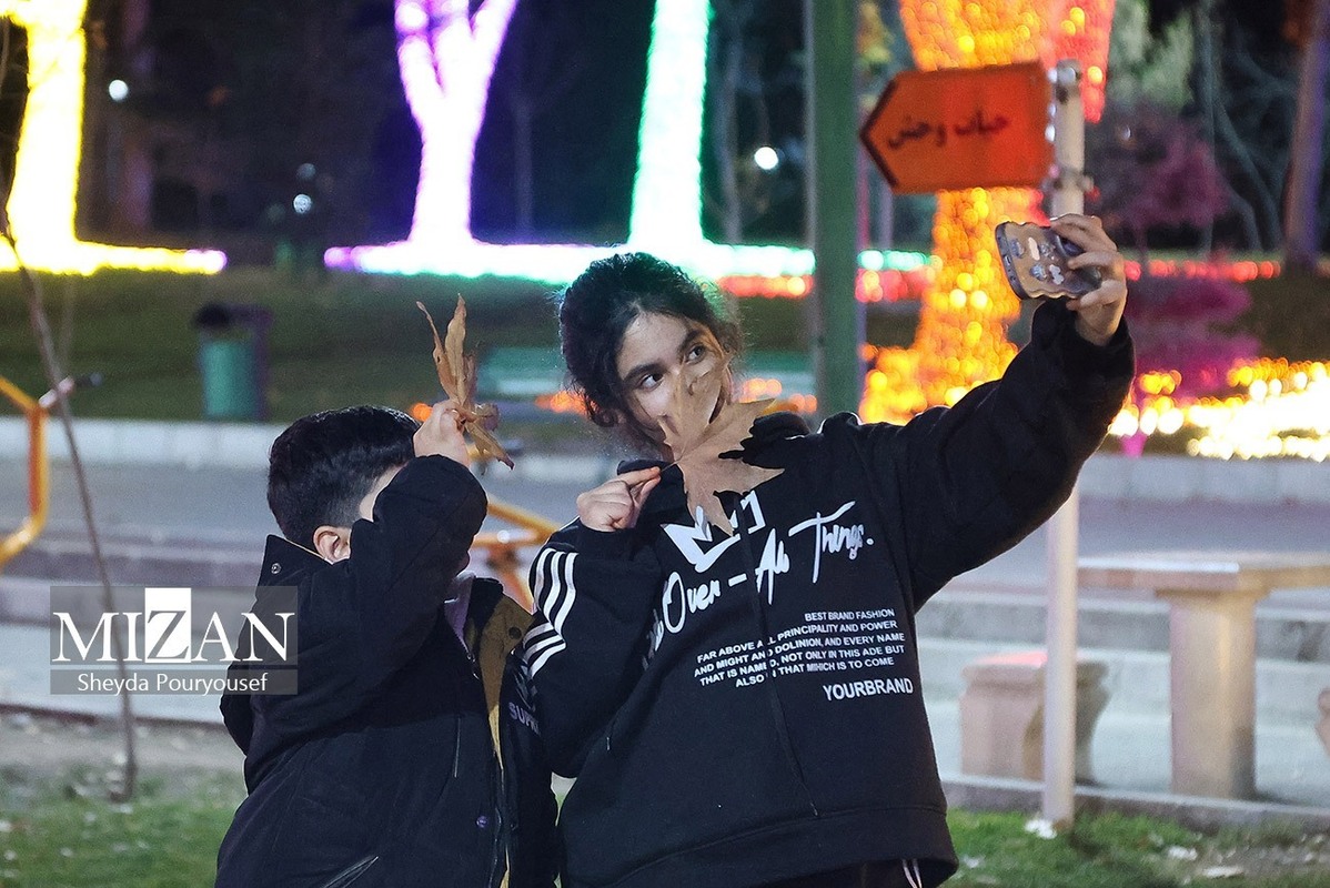 پارک ملت میزبان جشنواره نور در یلدای ایرانی