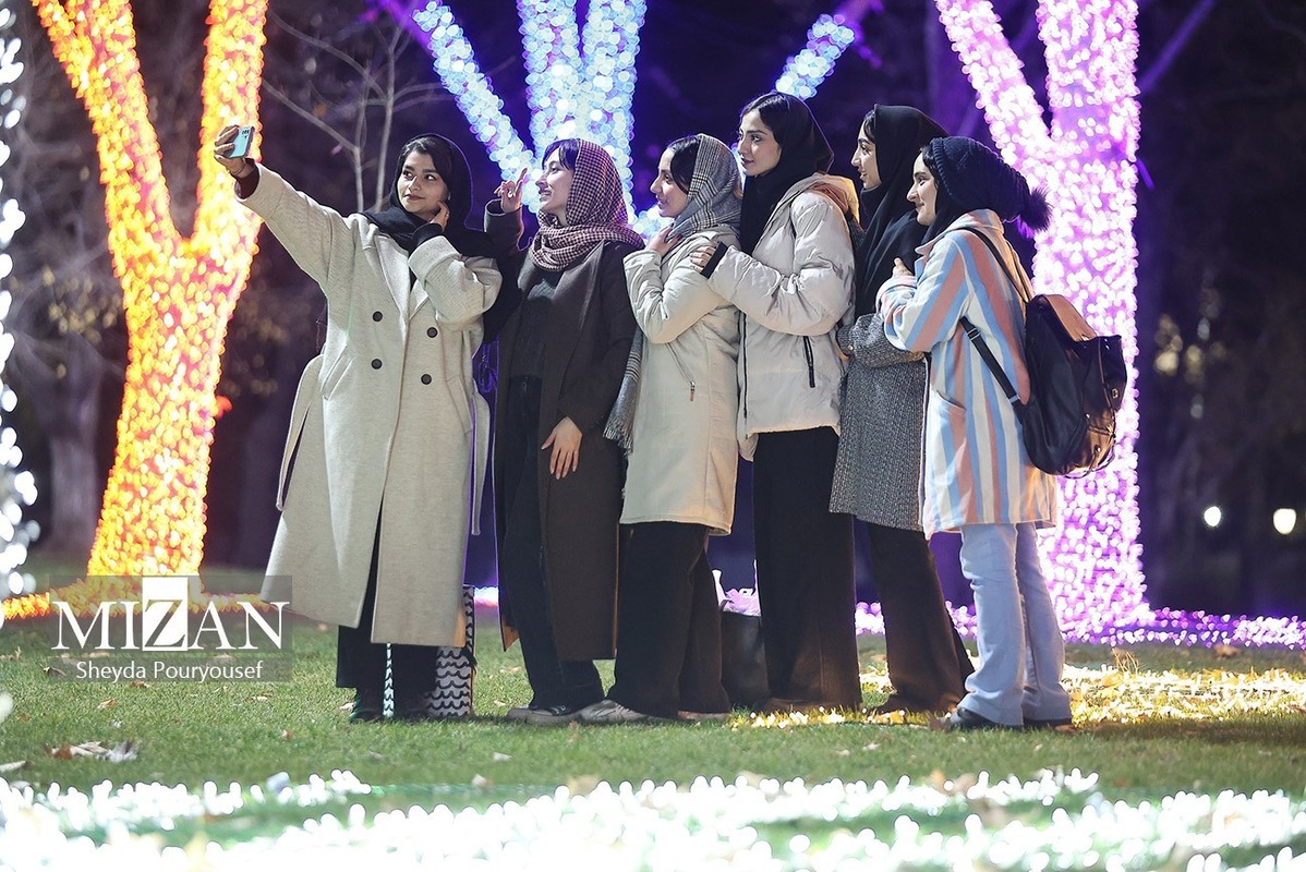 پارک ملت میزبان جشنواره نور در یلدای ایرانی