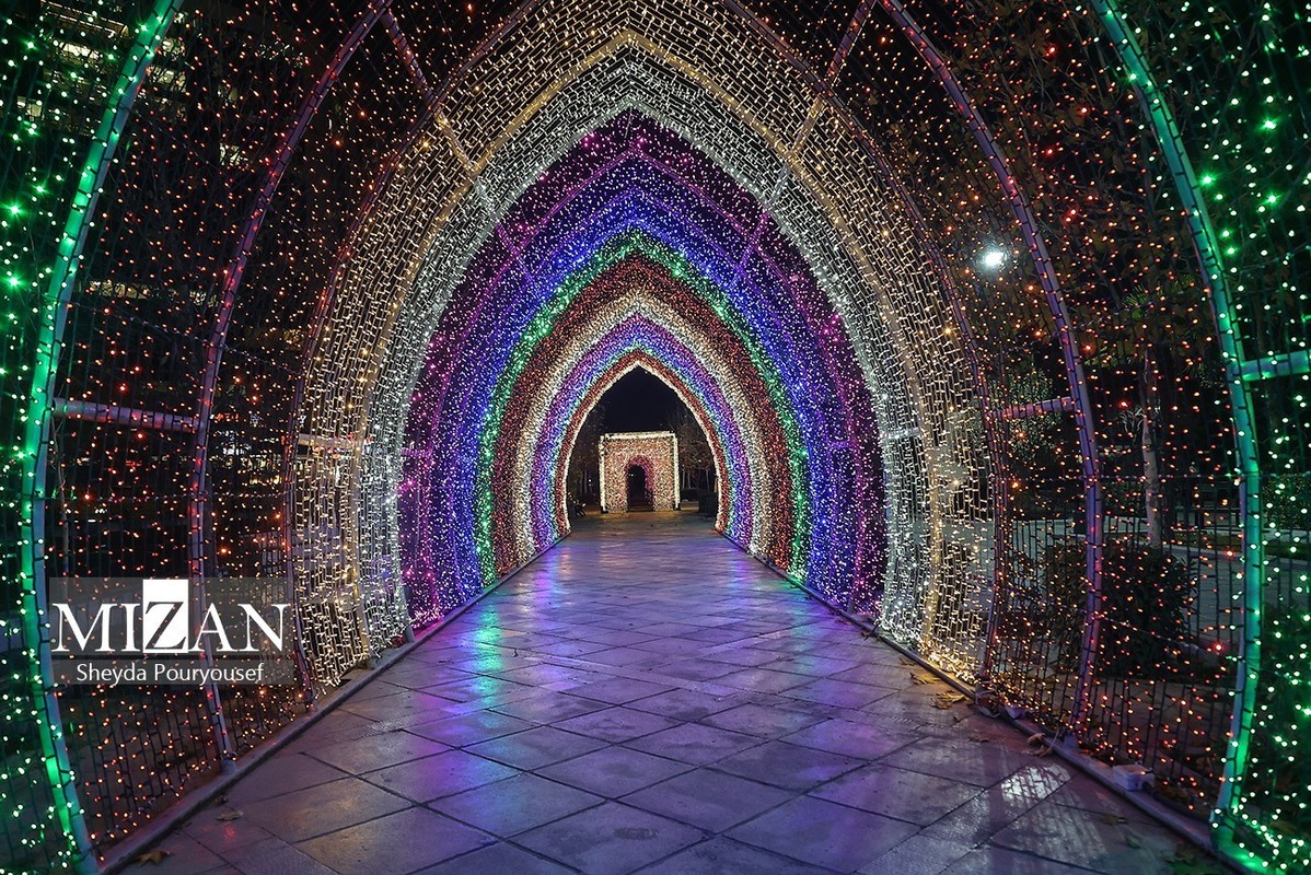 پارک ملت میزبان جشنواره نور در یلدای ایرانی