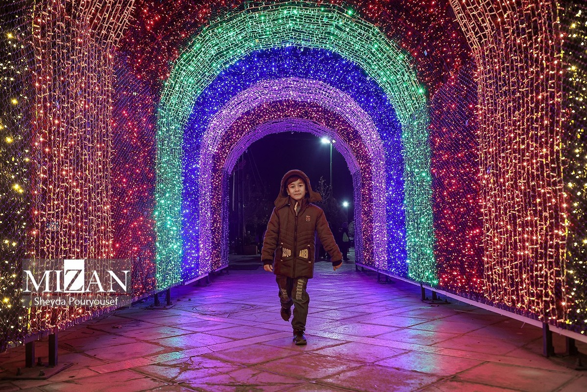 پارک ملت میزبان جشنواره نور در یلدای ایرانی