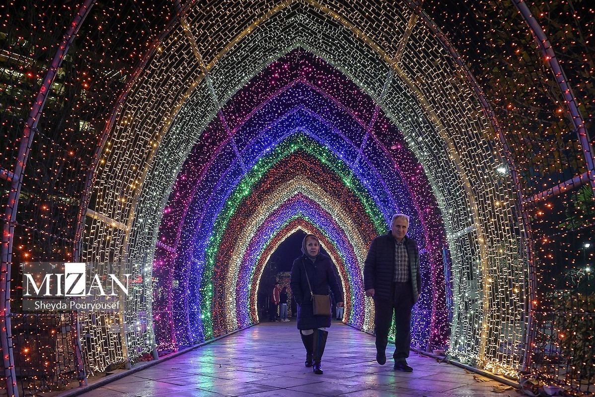 پارک ملت میزبان جشنواره نور در یلدای ایرانی