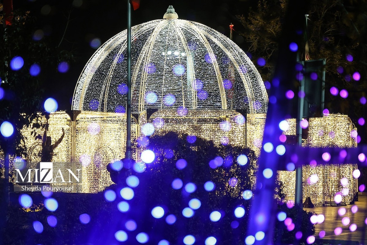 پارک ملت میزبان جشنواره نور در یلدای ایرانی