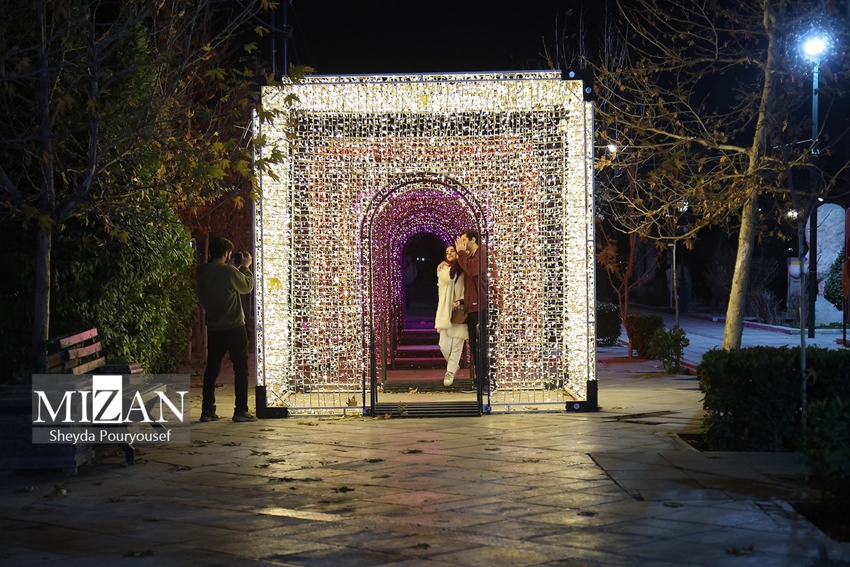 پارک ملت میزبان جشنواره نور در یلدای ایرانی