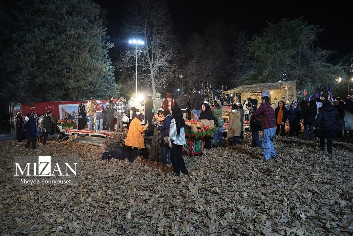 پارک ملت میزبان جشنواره نور در یلدای ایرانی