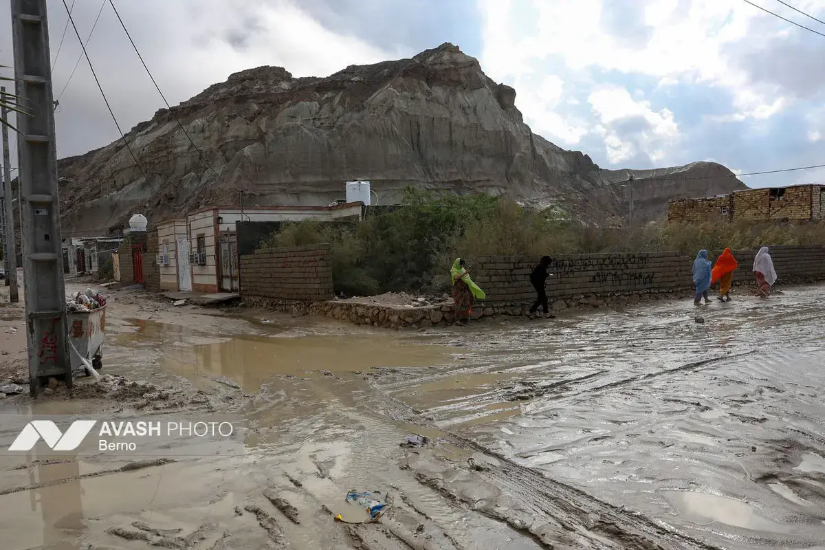 تصاویری از جزیره قشم پس از وقوع سیل 