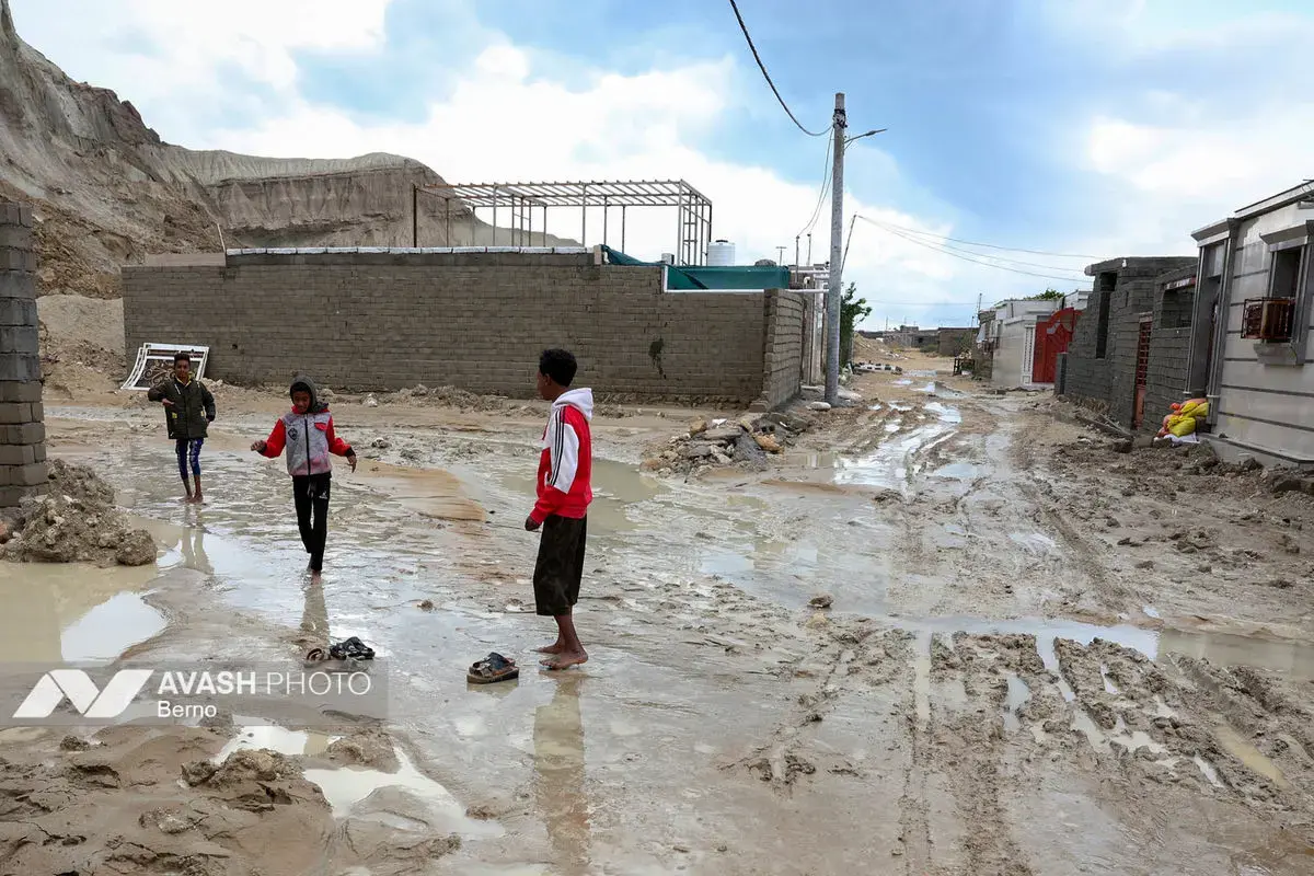 تصاویری از جزیره قشم پس از وقوع سیل 