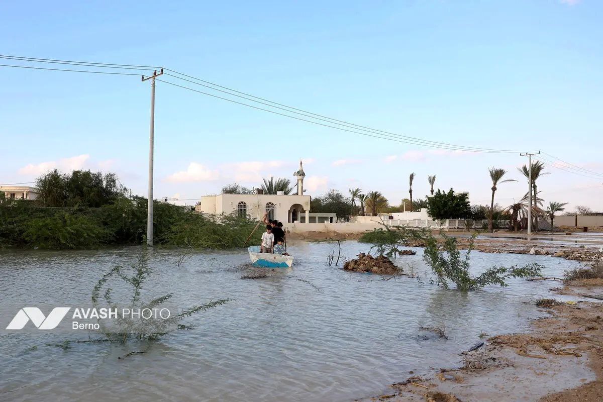 تصاویری از جزیره قشم پس از وقوع سیل 