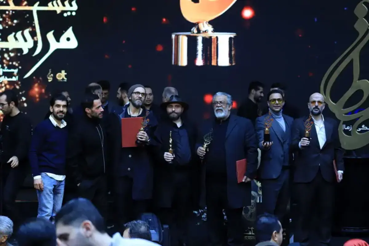 هنرمندان روی فرش قرمز جشن حافظ