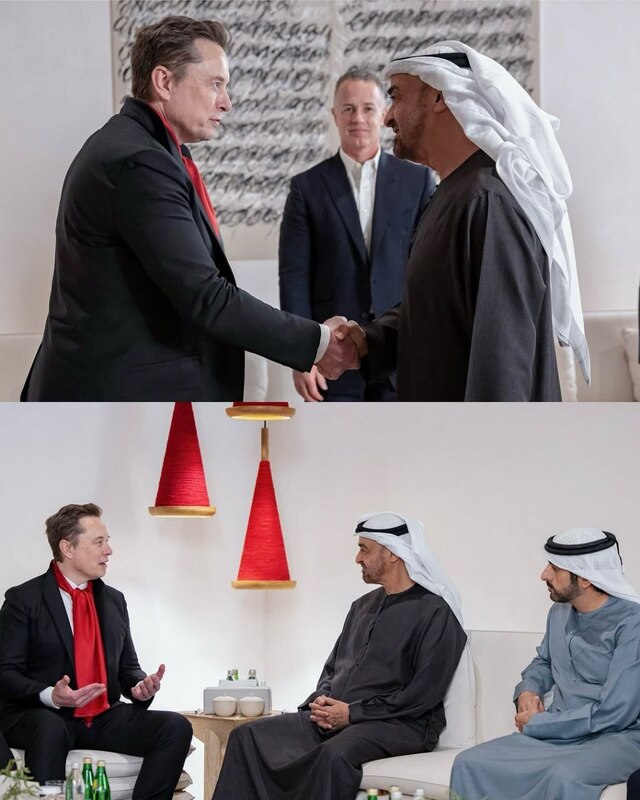  سفر ایلان ماسک به دبی و دیدار با رییس و ولیعهد این کشور