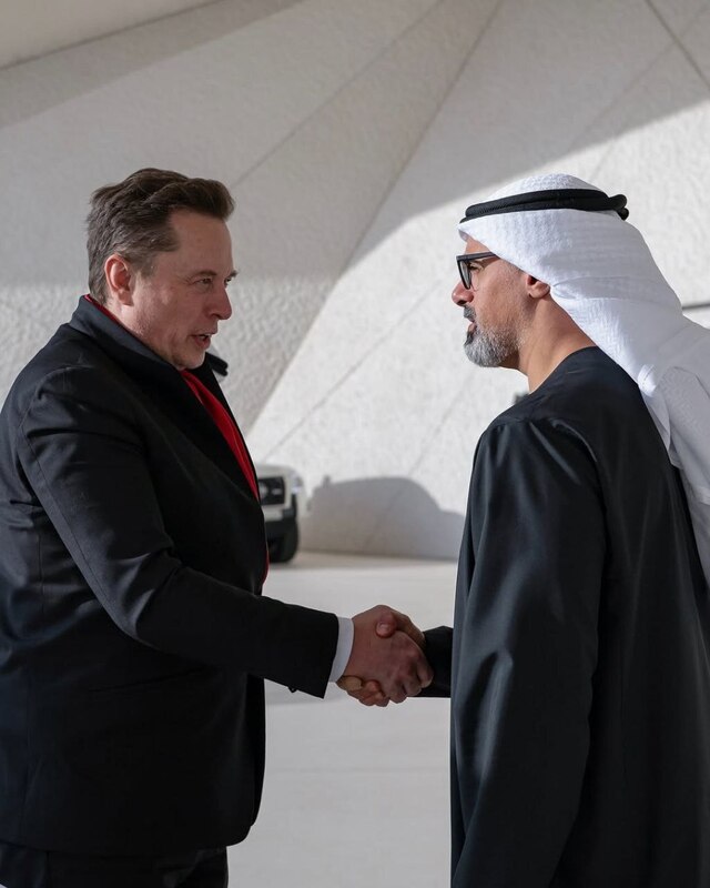  سفر ایلان ماسک به دبی و دیدار با رییس و ولیعهد این کشور