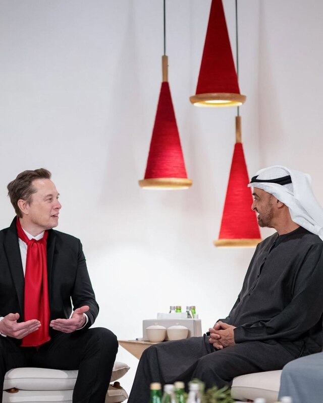  سفر ایلان ماسک به دبی و دیدار با رییس و ولیعهد این کشور