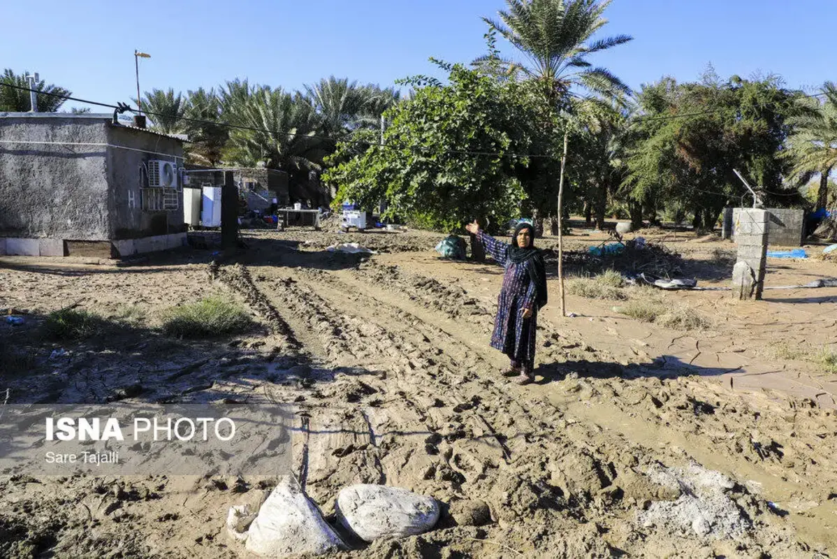 آخرین وضعیت مناطق سیل زده جنوب کرمان