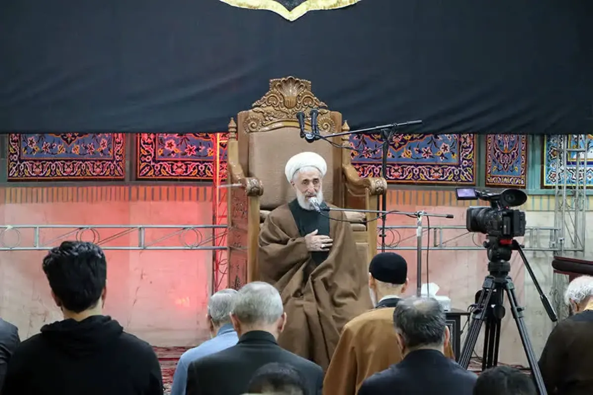 کاظم صدیقی در مراسم معنوی اعتکاف تهران