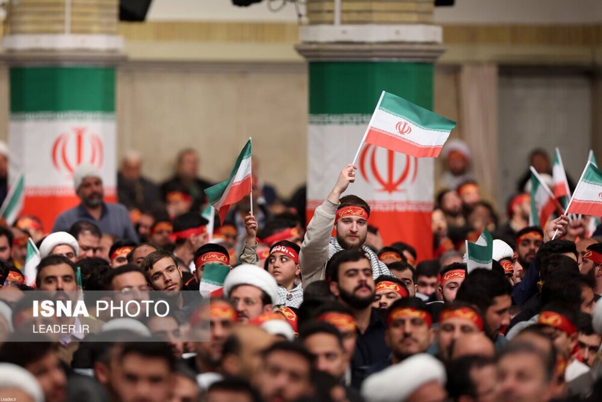 دیدار مردم قم با رهبر انقلاب