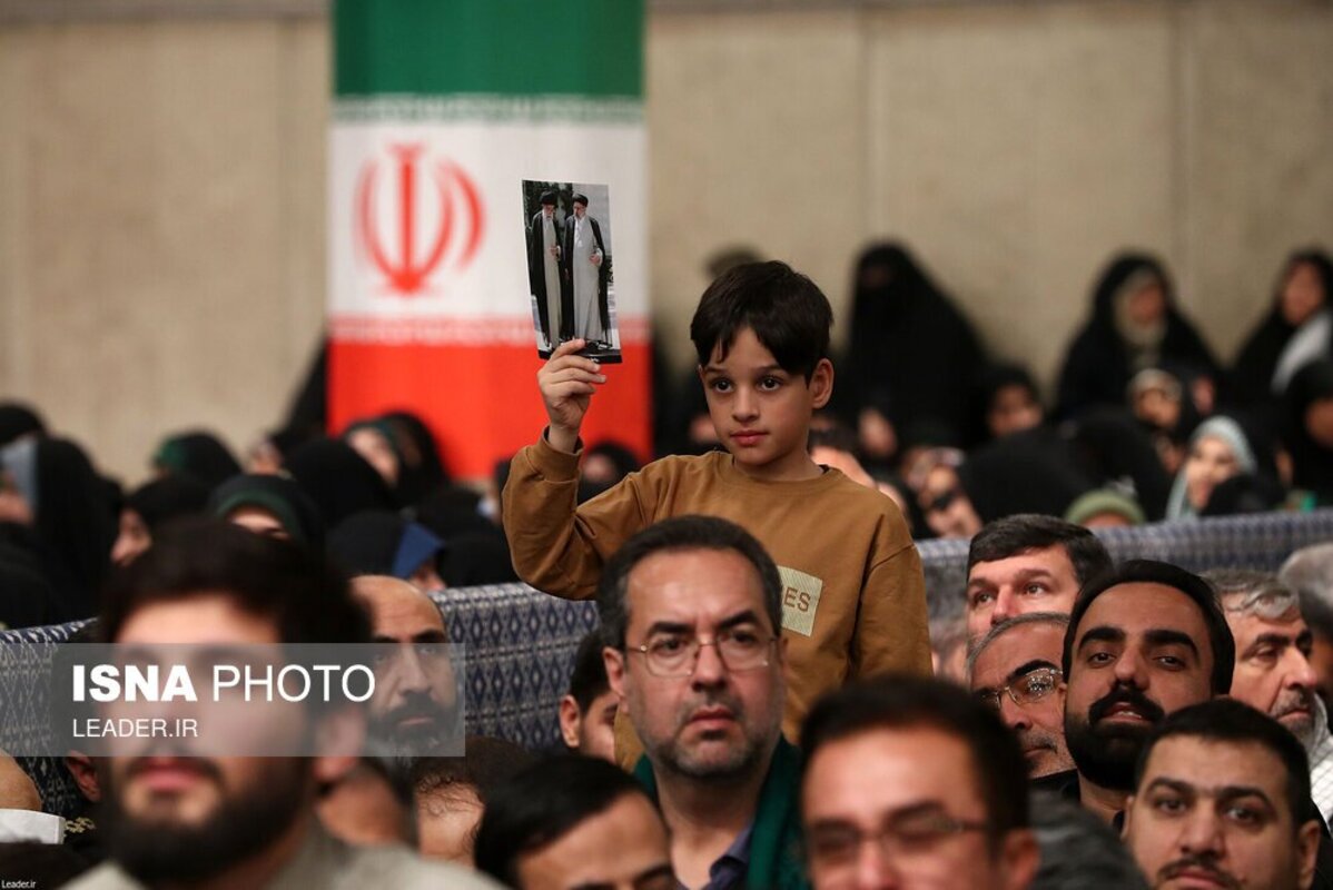 دیدار مردم قم با رهبر انقلاب