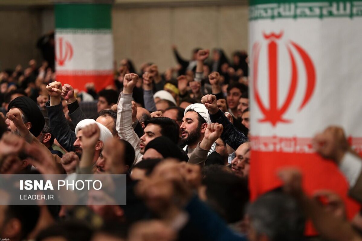 دیدار مردم قم با رهبر انقلاب