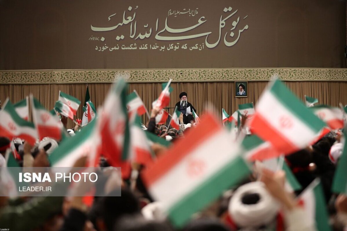 دیدار مردم قم با رهبر انقلاب